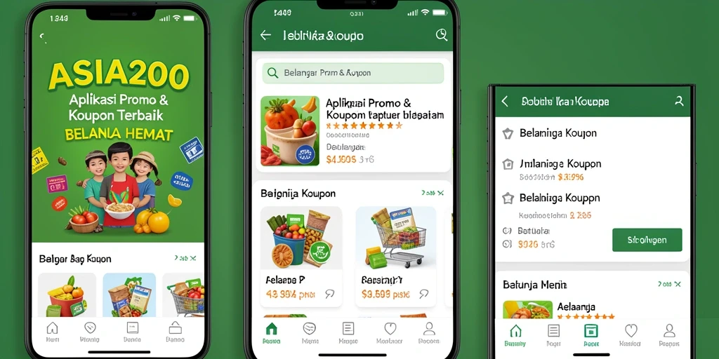 Tampilan antarmuka aplikasi ASIA200 yang menarik dan mudah digunakan.
