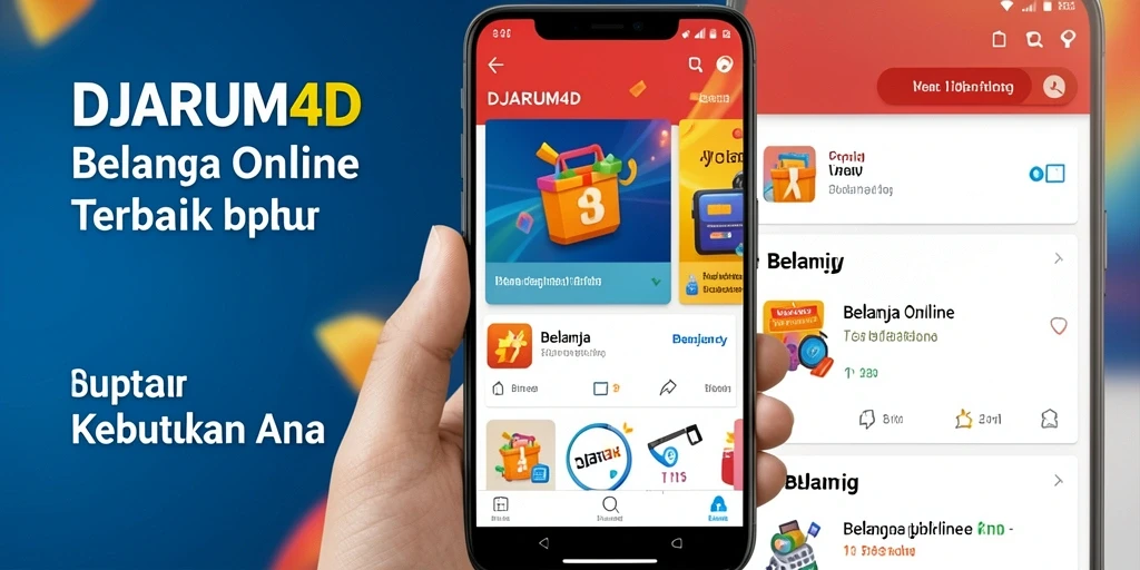 Tampilan antarmuka aplikasi DJARUM4D untuk belanja online yang praktis.