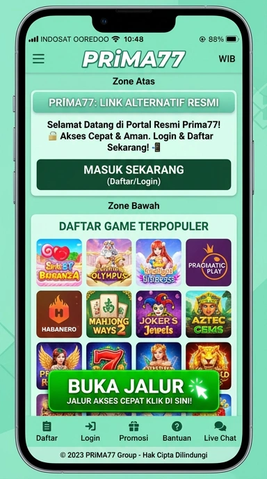 Link Alternatif prima77 untuk Pengguna Android Indonesia